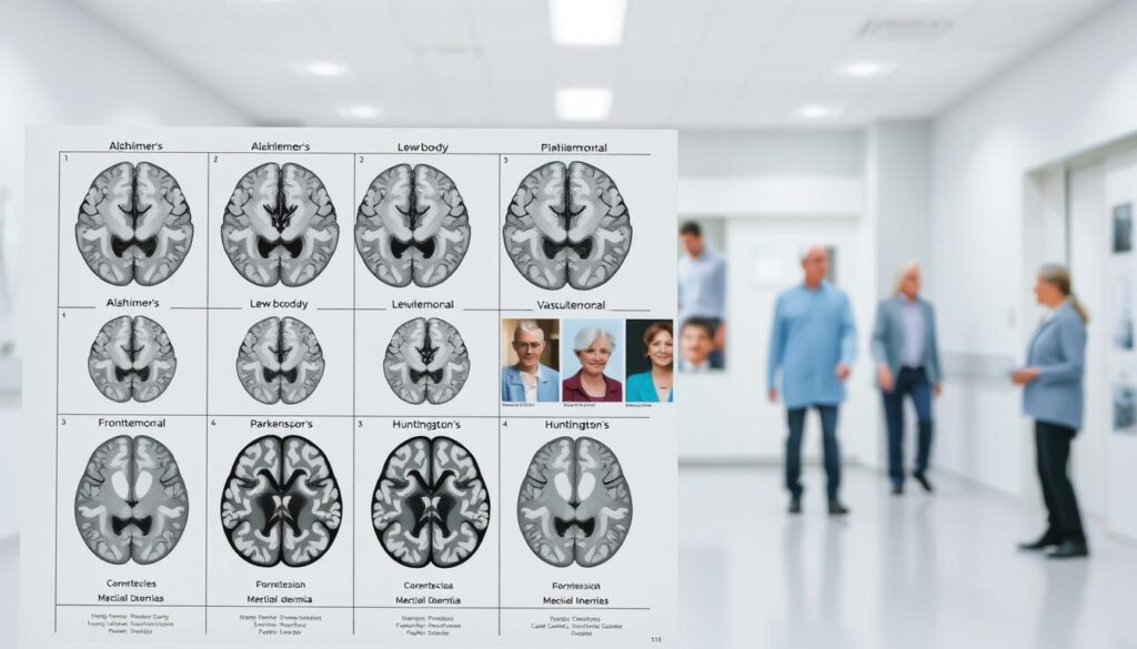 Symptoms of dementia types